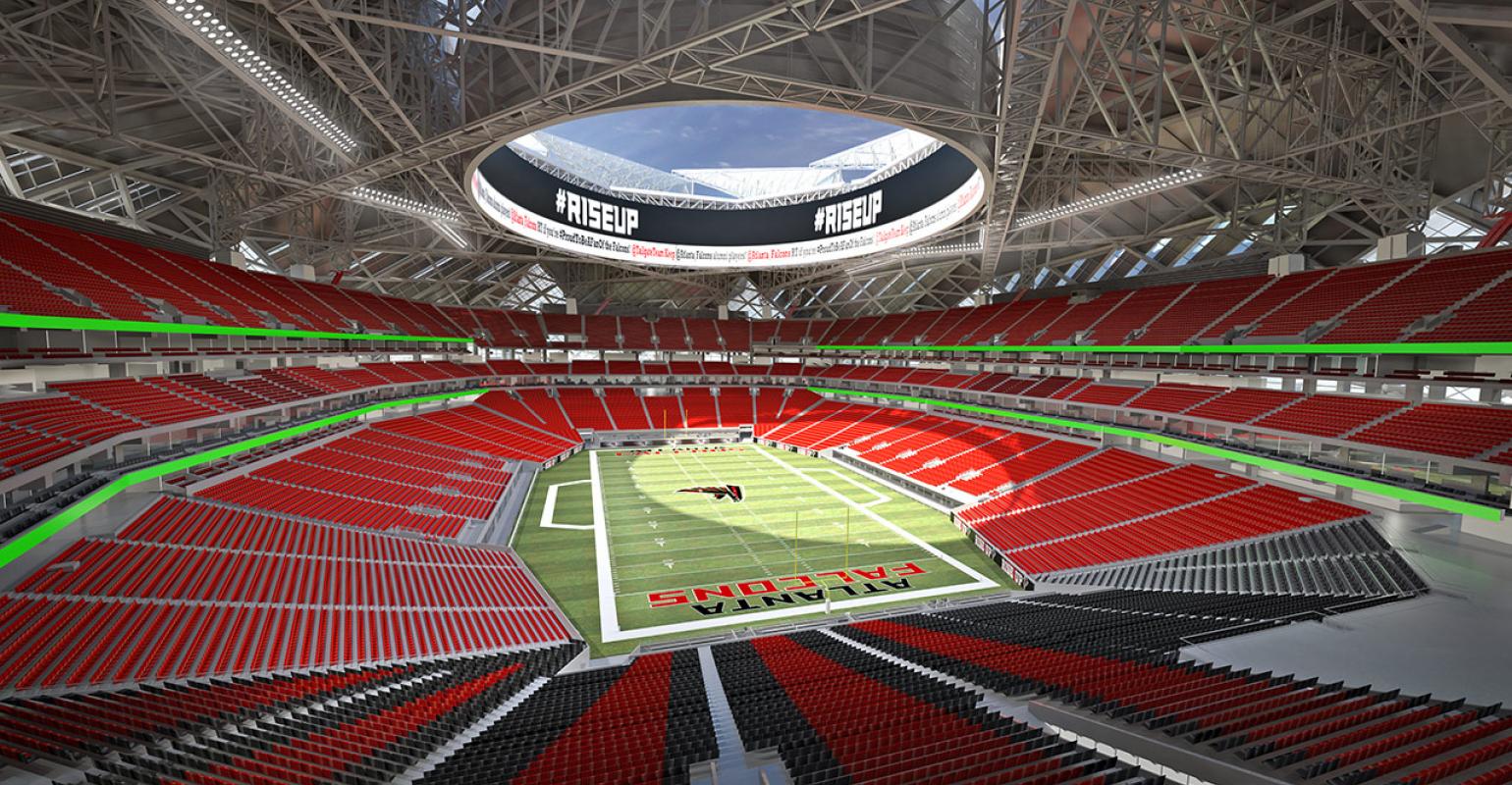 Falcons Close Financing on New $1.5 Billion Football Stadium